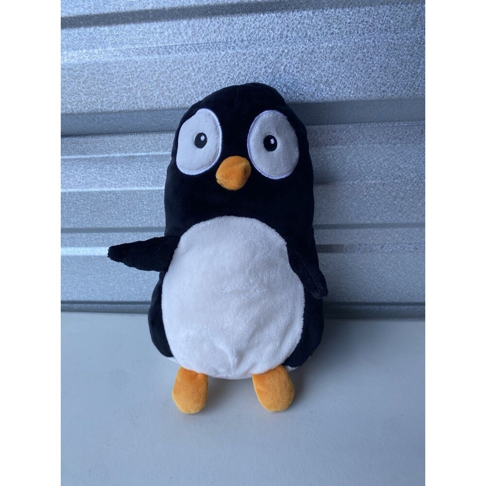 Kohl's Cares Penguin Plush Stuffed Animal Toy Black White Orange Large 13"